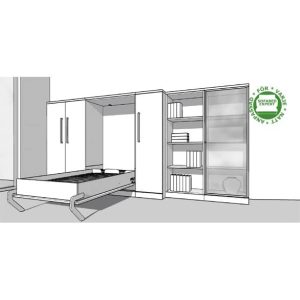 Inbyggnadssäng stående