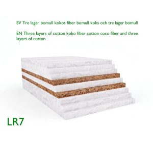 LR7 från futonwerk extra hård med cocos 140x200cm