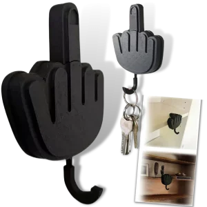 Självhäftande nyckelkrok med långfinger