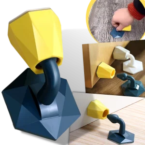 Dörrstopp och hållare i silikon