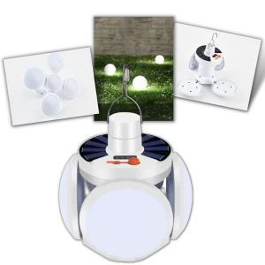 Laddningsbar LED-lampa för camping