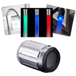 Munstycke för kran med LED