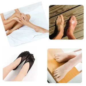 2 par kompressionsstrumpor