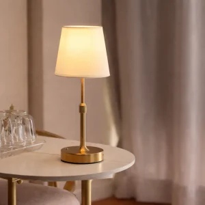 RetroLume – Trådlös uppladdningsbar bordslampa med dimfunktion och LED-belysning