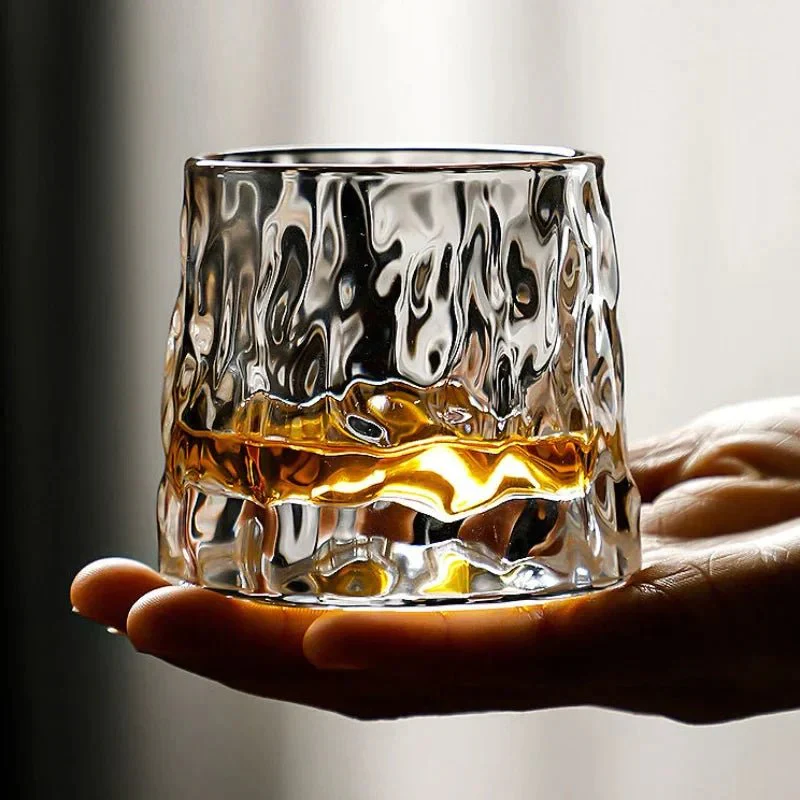 Eleganta roterande whiskyglas - Högkvalitativt blyfritt kristallglas för eleganta njutningsstunder. - Bild 8