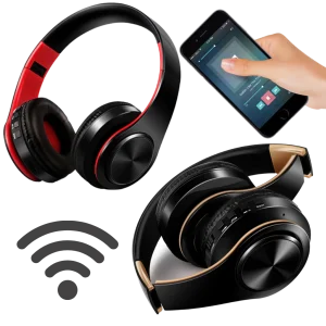 Vikbara bluetooth-hörlurar