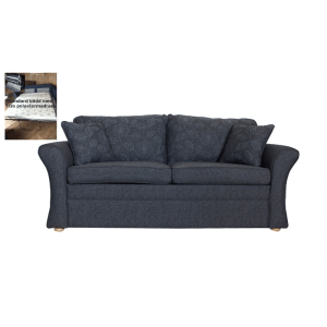 Julia 3-sits bäddsoffa i ditt eget insända tyg