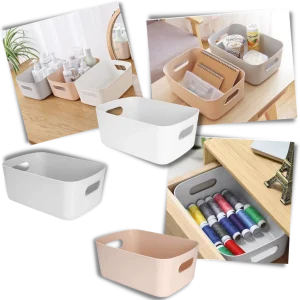 Multifunktionella förvaringslådor i plast