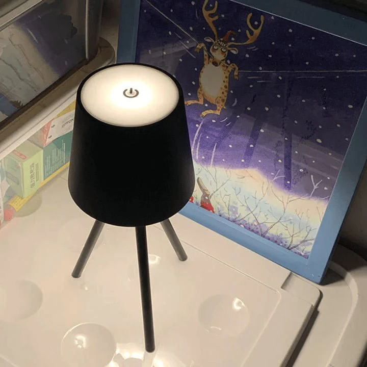 LumoStand – Uppladdningsbar bordslampa på stativ med dimbar touchfunktion - Bild 7