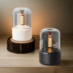 CandleGlow - 3D-Flamma USB-luftfuktare Aromaterapi Diffusor