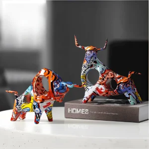ColorGraze – Konstnärlig Miniatyrko för Skrivbord och Hylla