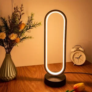 Oval Bordslampa - Dimbart och Flimmerfritt Ljus