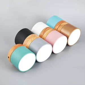 PastelGlow – Färgglad Cylinder Taklampa med Retro Minimalism