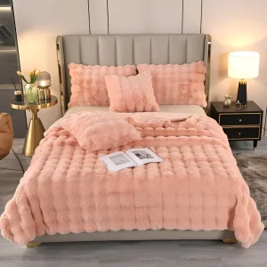 PlushPerfection - Fleecefilt i Klassiskt Rutig Design