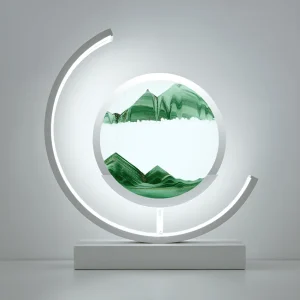 Sandscape- Flödande Sand LED-lampa 3D Kvicksand Nattlampa