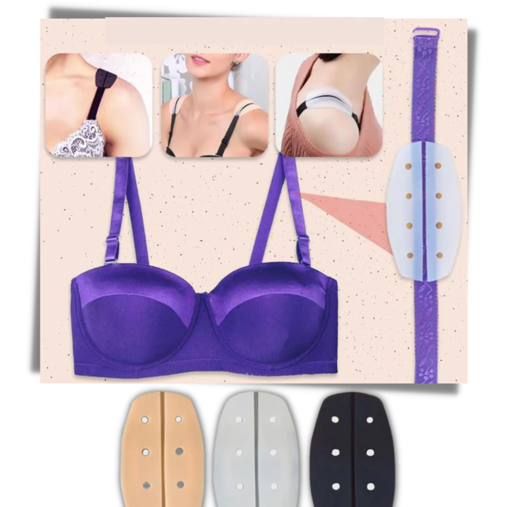 1 par glidfria bh-remskydd i silikon - Bild 5