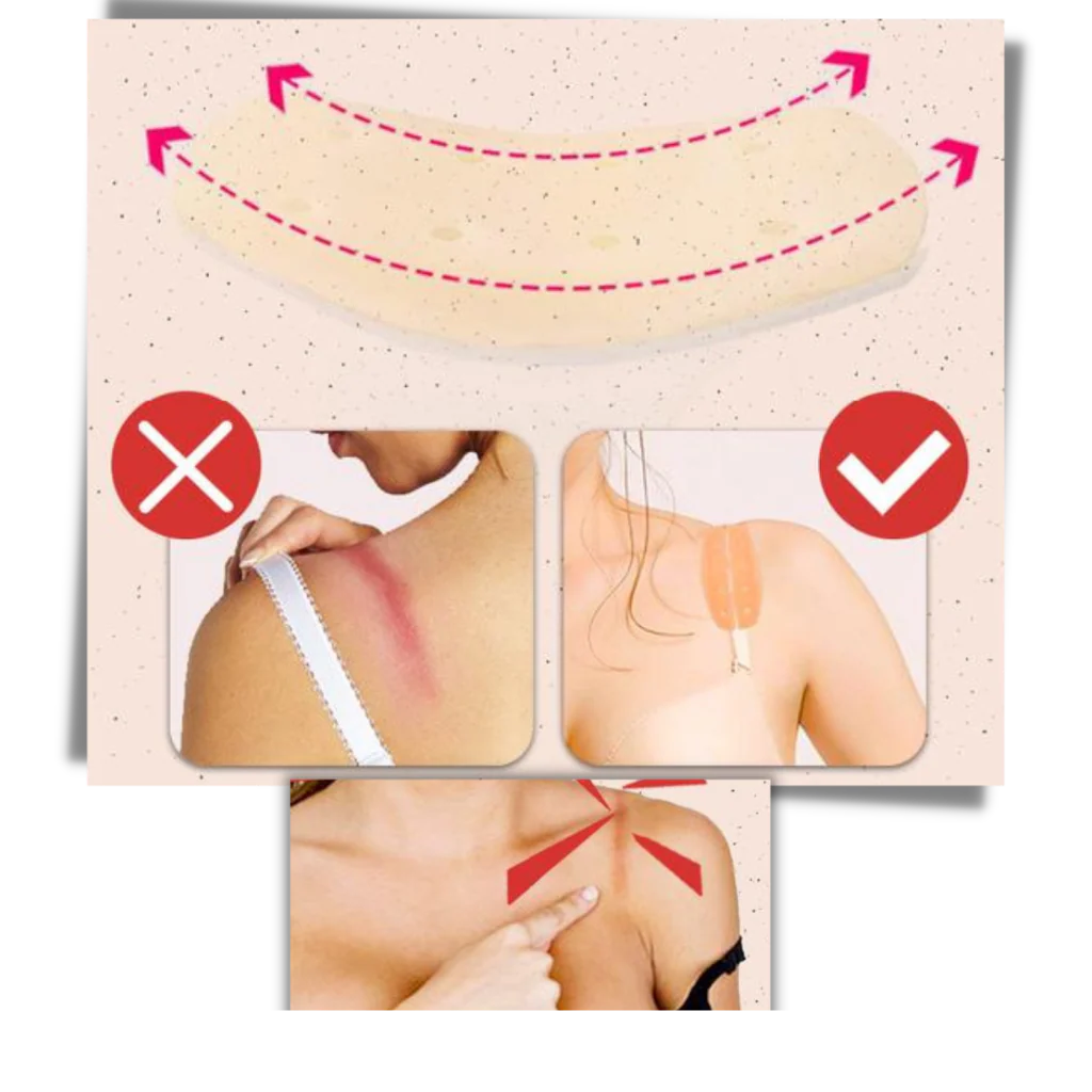 1 par glidfria bh-remskydd i silikon - Bild 7