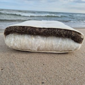 Tunn tagel futonmadrass med ull och tagel 80 x 200cm Outlet