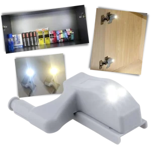 Paket med 3 LED-lampor för gångjärn