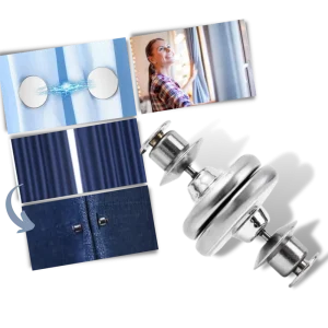 Magnetiska gardinklämmor med anti ljus