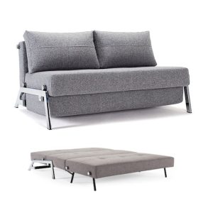 Cubed 02 140 Chrome bäddsoffa från Danska Innovation Living