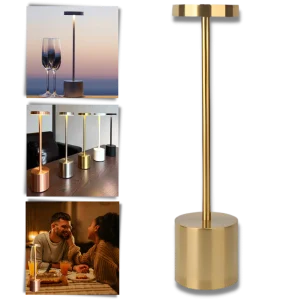 Sladdlös uppladdningsbar bordslampa