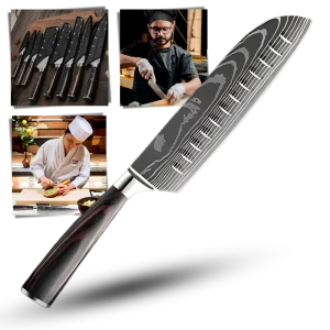 Japanska knivar i Pakka Wood-serien