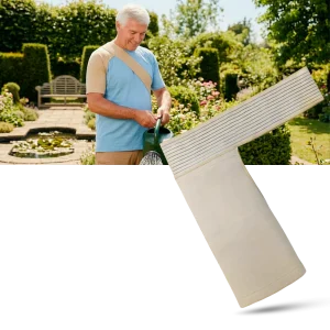 Skonsam stödstrumpa för axelkompression