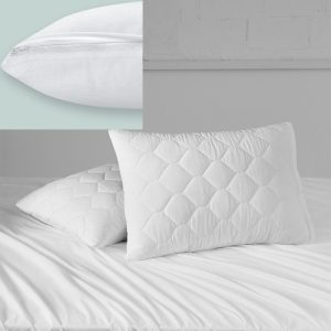 10 pack Örngott / Kuddöverdrag till hotellsäng med blixtlås 50 x 70cm