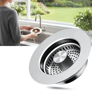 Multifunktionellt Avloppsfilter i Rostfritt Stål