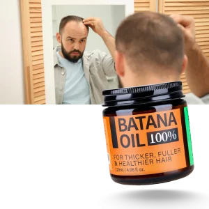 Mjuk och näringsrik hårinpackning med batanaolja